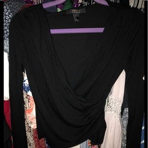 Forever 21 Wrap Blouse Size M